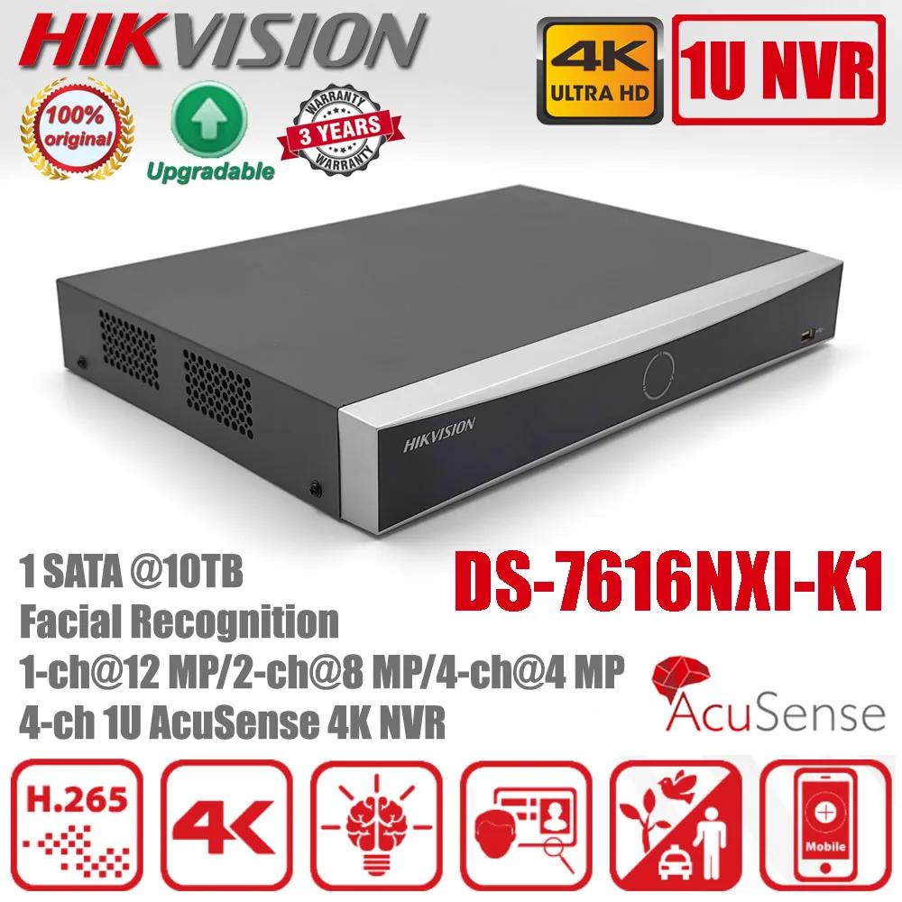 Hikvision NVR Ʈũ   ȸ ν, DS-7616NXI-K1 16-CH 4K H.265 + 1SATA AcuSense